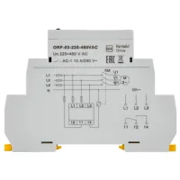 Releu control tensiune IEK ORF 03 460 V / 45 - 65 Hz photo 5