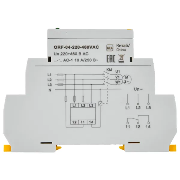 Releu control tensiune IEK ORF 04 460 V / 45 - 65 Hz photo 5
