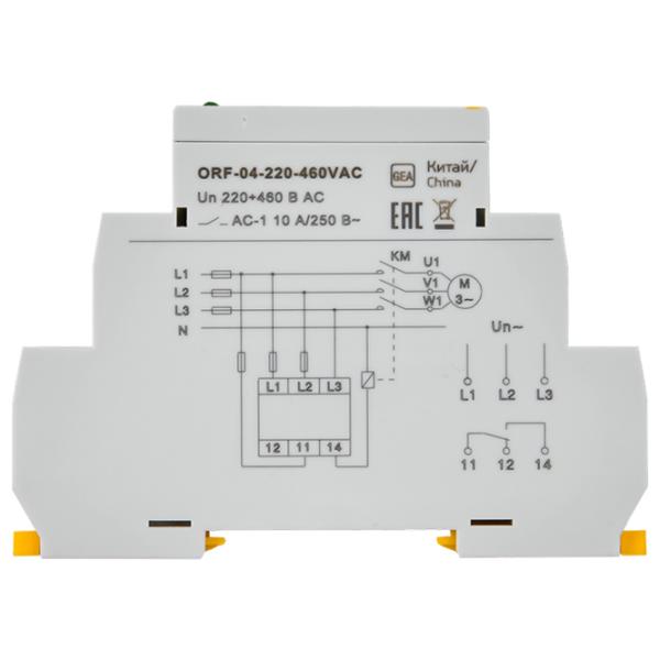 Releu control tensiune IEK ORF 04 460 V / 45 - 65 Hz photo 5