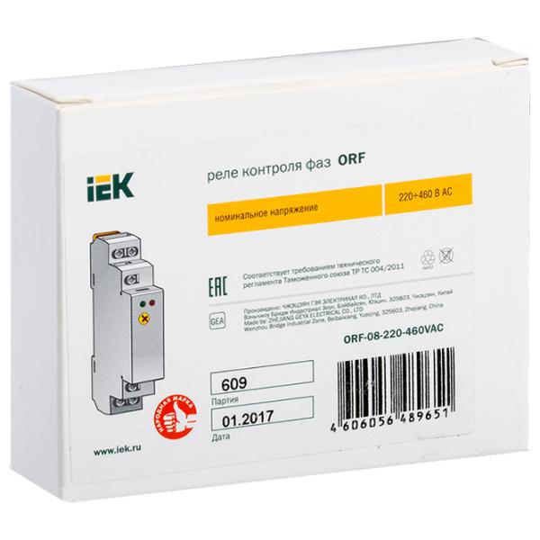 Releu control tensiune IEK ORF 08 460 V / 45 - 65 Hz photo 2