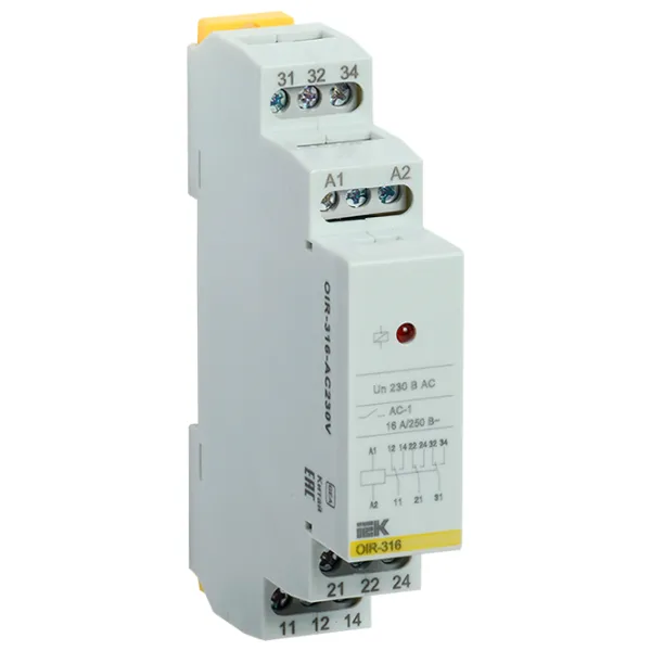 Releu intermediar IEK OIR 230 V / 50 Hz photo 1