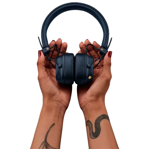 Căști Marshall Major V Black Midnight Blue Fără fir/ Personal photo 7 Căști Marshall Major V Black Midnight Blue Fără fir/ Personal photo 7