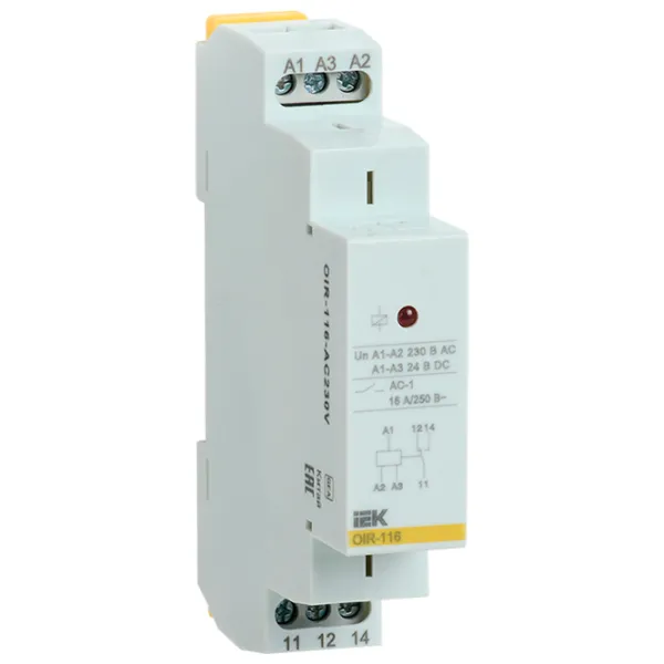 Releu intermediar IEK OIR 230 V / 50 Hz photo 1