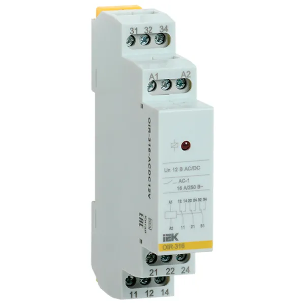 Releu intermediar IEK OIR 12 V / 50 Hz photo 1 Releu intermediar IEK OIR 12 V / 50 Hz photo 1