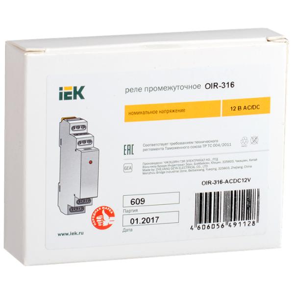 Releu intermediar IEK OIR 12 V / 50 Hz photo 4 Releu intermediar IEK OIR 12 V / 50 Hz photo 4