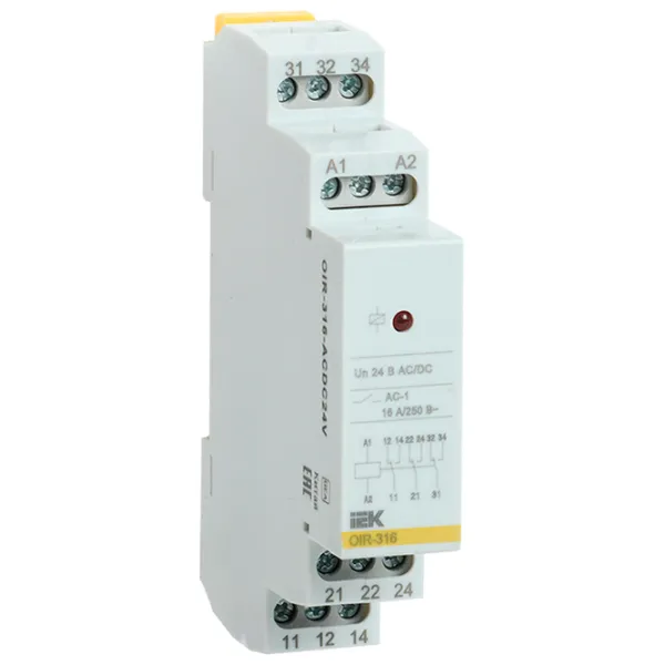 Releu intermediar IEK OIR 24 V / 50 Hz photo 1 Releu intermediar IEK OIR 24 V / 50 Hz photo 1