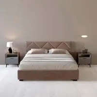 Кровать My-Style my-Zoea 200 x 200 см / Фанера / Коричневый photo 7