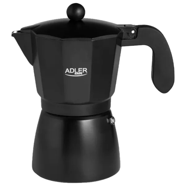 Кофеварка Adler AD-4421 0.32л / Алюминий / Черный photo 1