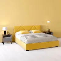 Кровать My-Style my-Zara 140 x 200 см / Фанера / Желтый photo 5
