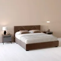 Кровать My-Style my-Zara 160 x 200 см / Фанера / Тёмно-коричневый photo 2