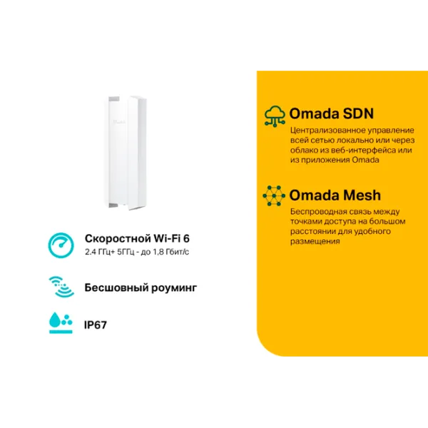 Точка доступа TP-Link EAP610-Outdoor Белый photo 4