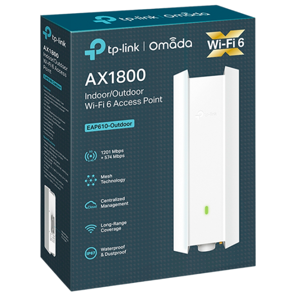 Точка доступа TP-Link EAP610-Outdoor Белый photo 9