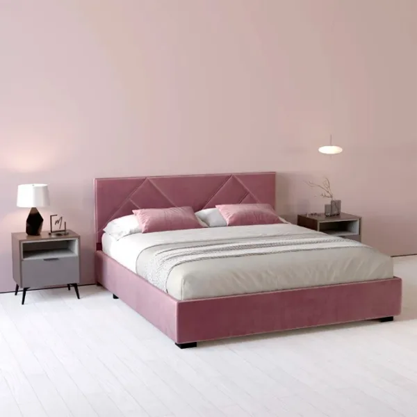 Кровать My-Style my-Zara 200 x 200 см / Фанера / Фиолетовый photo 4