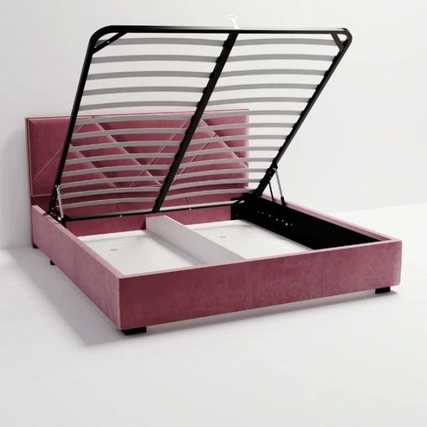 Кровать My-Style my-Zara 200 x 200 см / Фанера / Фиолетовый photo 5