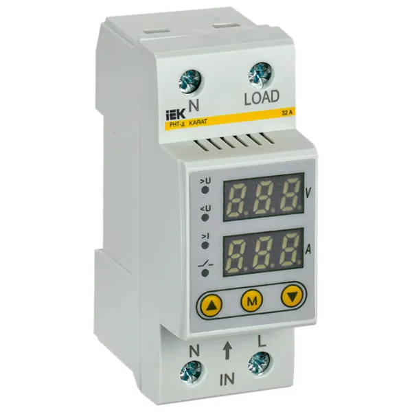 Releu control tensiune IEK RNT-d 220 V / 50 - 60 Hz photo 1