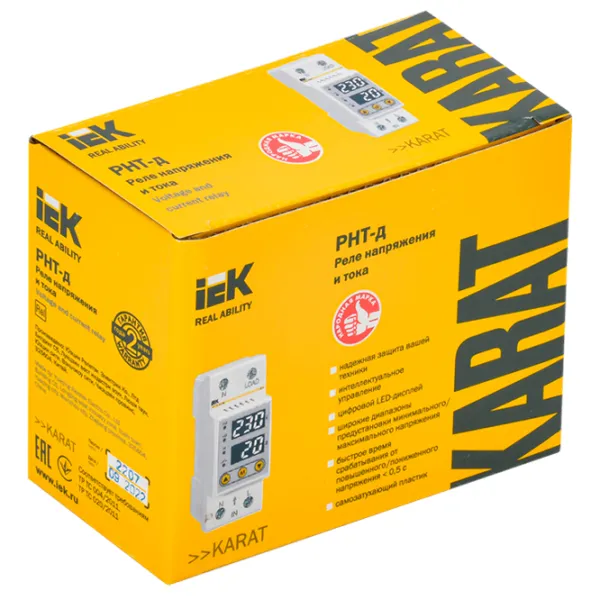 Releu control tensiune IEK RNT-d 220 V / 50 - 60 Hz photo 5