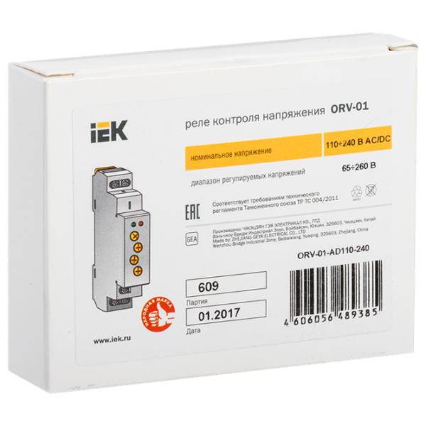 Releu control tensiune IEK ORV 240 V / 45 - 65 Hz photo 7
