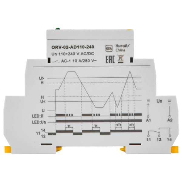 Releu control tensiune IEK ORV 240 V / 45 - 65 Hz photo 7