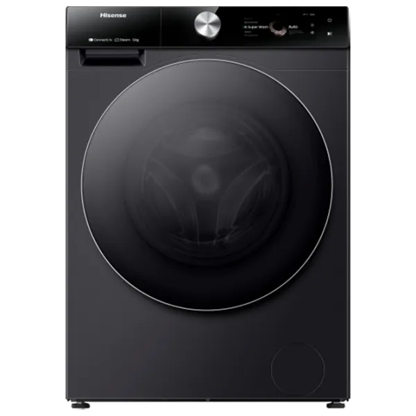 Mașină de spălat Hisense WF7S1247BB 12 kg / 1400 rpm / Black photo 1