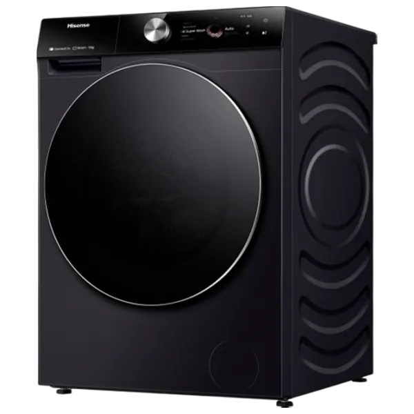 Mașină de spălat Hisense WF7S1247BB 12 kg / 1400 rpm / Black photo 2