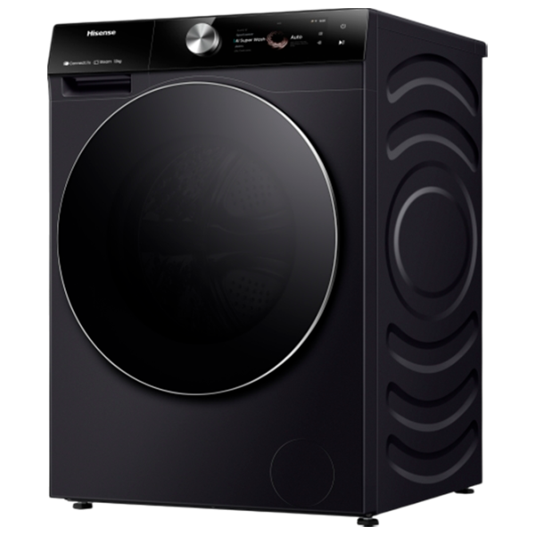 Mașină de spălat Hisense WF7S1247BB 12 kg / 1400 rpm / Black photo 2