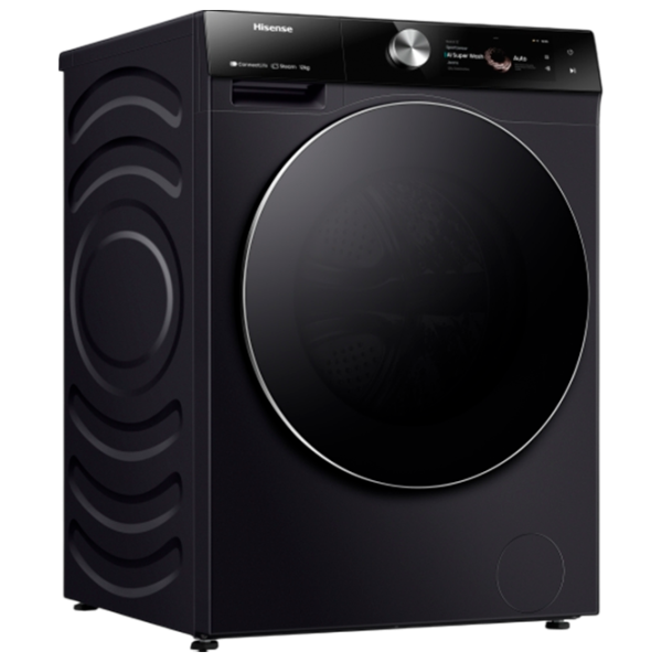 Mașină de spălat Hisense WF7S1247BB 12 kg / 1400 rpm / Black photo 3