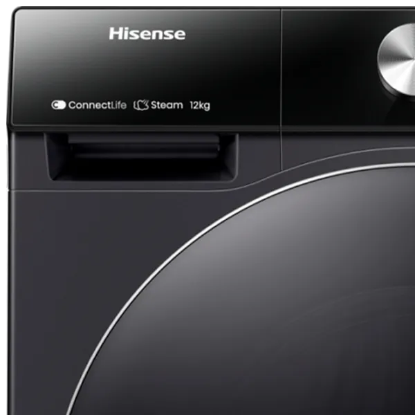 Mașină de spălat Hisense WF7S1247BB 12 kg / 1400 rpm / Black photo 4