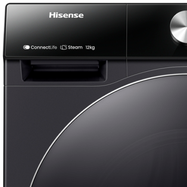 Mașină de spălat Hisense WF7S1247BB 12 kg / 1400 rpm / Black photo 4