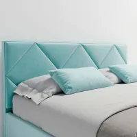 Кровать My-Style my-Zoea 200 x 200 см / Фанера / Голубой photo 2