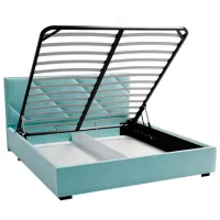 Кровать My-Style my-Zoea 200 x 200 см / Фанера / Голубой photo 4