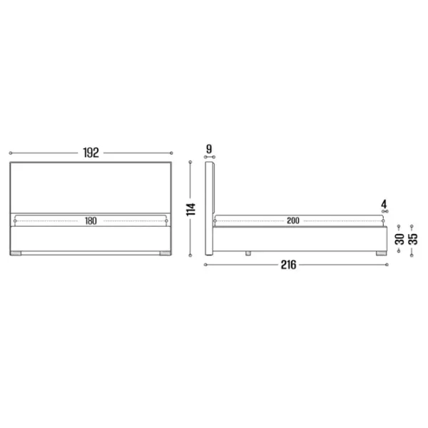 Pat My-Style my-Lucy 180 x 200 cm / Placaj / Light-Beige photo 8