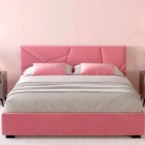 Кровать My-Style my-Lilu 200 x 200 см / Фанера / Розовый photo 3