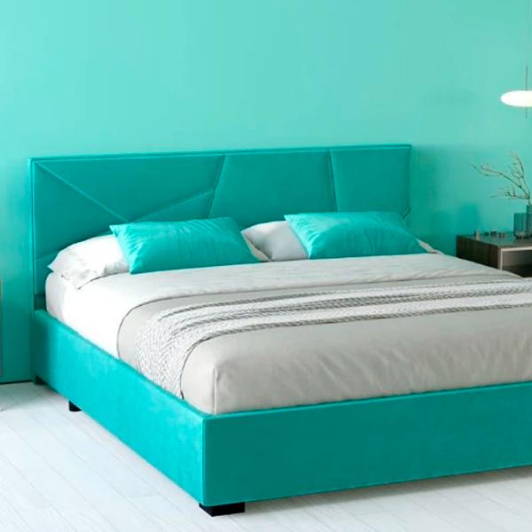 Кровать My-Style my-Lilu 200 x 200 см / Фанера / Бирюзовый photo 3