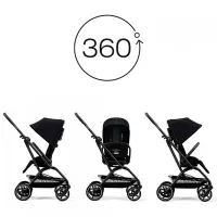 Cărucior pentru copil Cybex Eezy S Twist +2 522003759/ Moon Black photo 4