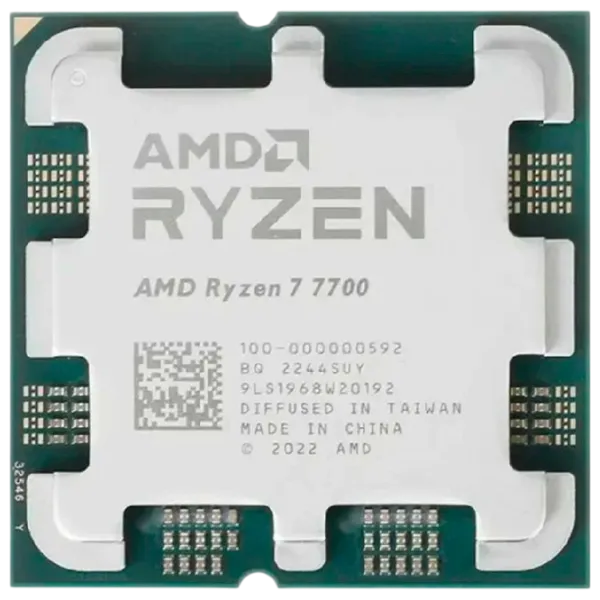 Процессор AMD Ryzen 7 7700 Tray AM5 / 3.80 ГГц - 5.30 ГГц photo 1