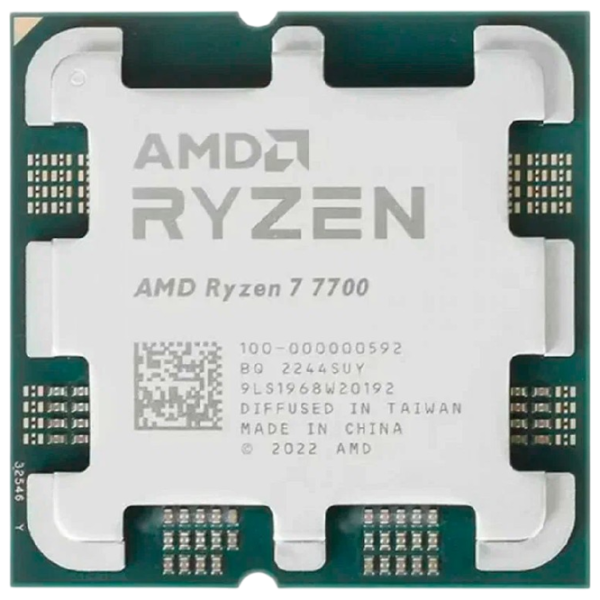 Процессор AMD Ryzen 7 7700 Tray AM5 / 3.80 ГГц - 5.30 ГГц photo 1