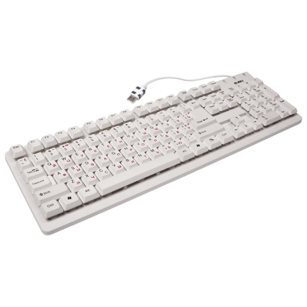 Клавиатура Sven Standard 301 Проводная / Белый photo 3