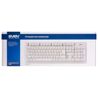 Клавиатура Sven Standard 301 Проводная / Белый photo 5