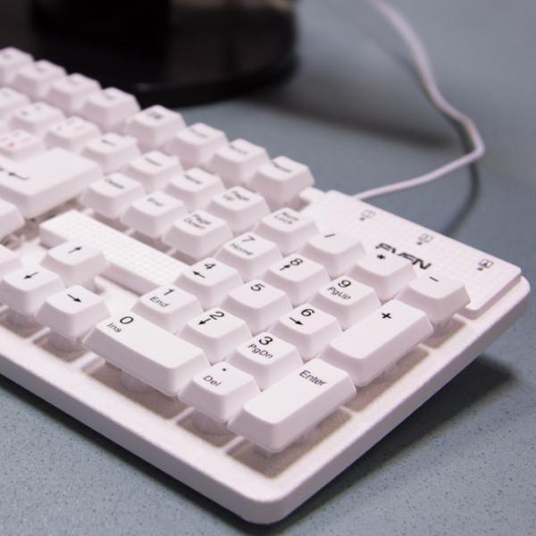 Клавиатура Sven Standard 301 Проводная / Белый photo 6