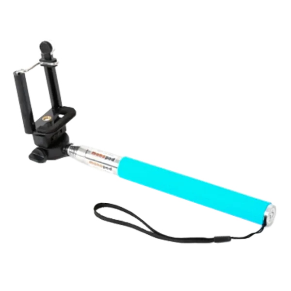Selfie Monopod Omega Shutter Mini-Jack 3.5 mm/ Blue photo 1