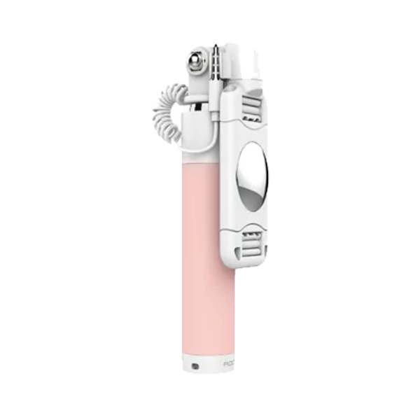 Selfie Stick Rock Mini 60cm Mini-Jack 3.5 mm/ Pink photo 1 Selfie Stick Rock Mini 60cm Mini-Jack 3.5 mm/ Pink photo 1