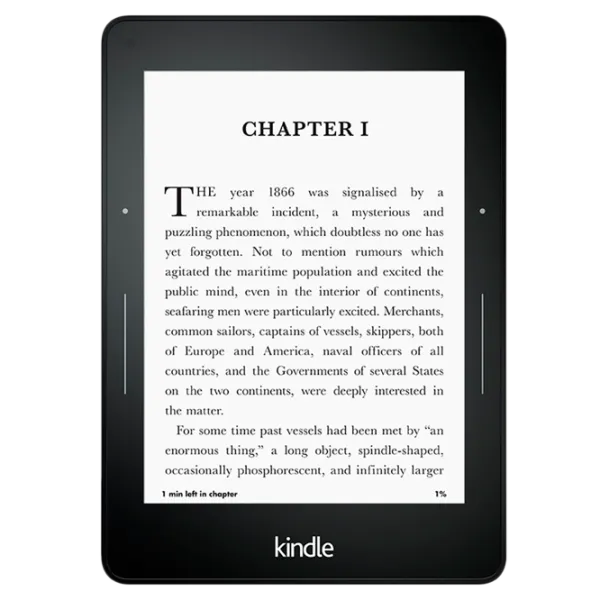 eReaders Amazon Kindle Voyage 6"/ E-Ink Carta HD/ 4 ГБ/ Черный photo 1 eReaders Amazon Kindle Voyage 6"/ E-Ink Carta HD/ 4 ГБ/ Черный photo 1