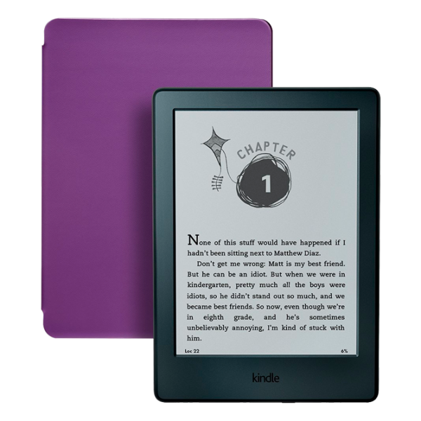 eReaders Amazon Kindle Bundle 6"/ E-Ink Pearl HD/ 4 ГБ/ Пурпурный photo 1