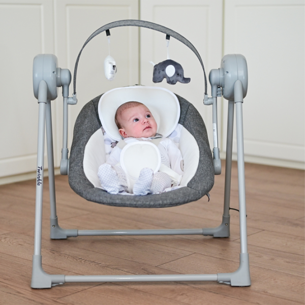 Leagăn pentru bebeluși Lorelli Twinkle (10090080002) 9 kg/ Gray photo 8 Leagăn pentru bebeluși Lorelli Twinkle (10090080002) 9 kg/ Gray photo 8
