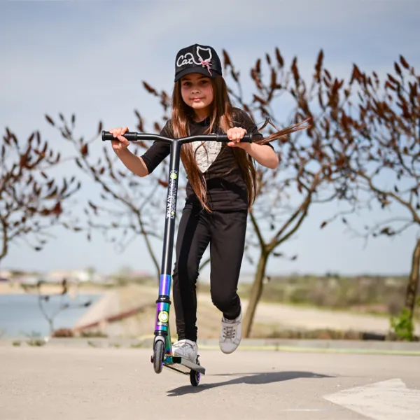 Trotinetă pentru copii cu două roți Lorelli Chameleon (10390180001) 100 kg/ Multicolor photo 6