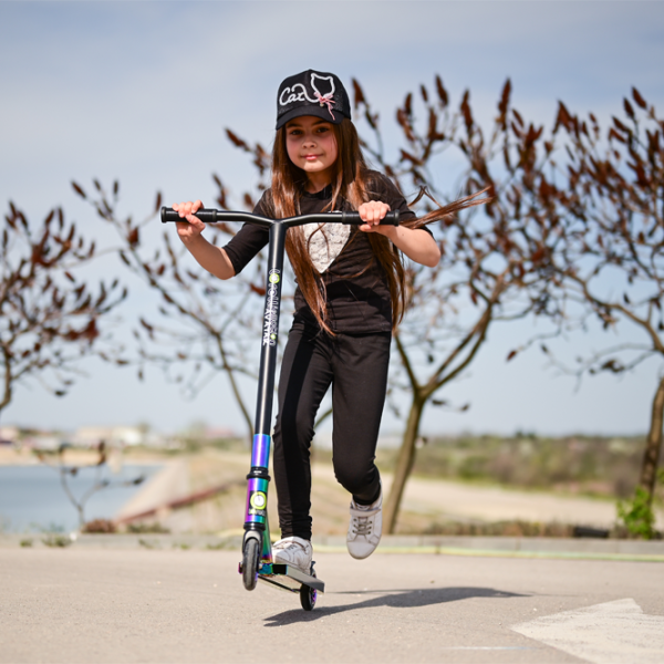 Trotinetă pentru copii cu două roți Lorelli Chameleon (10390180001) 100 kg/ Multicolor photo 6