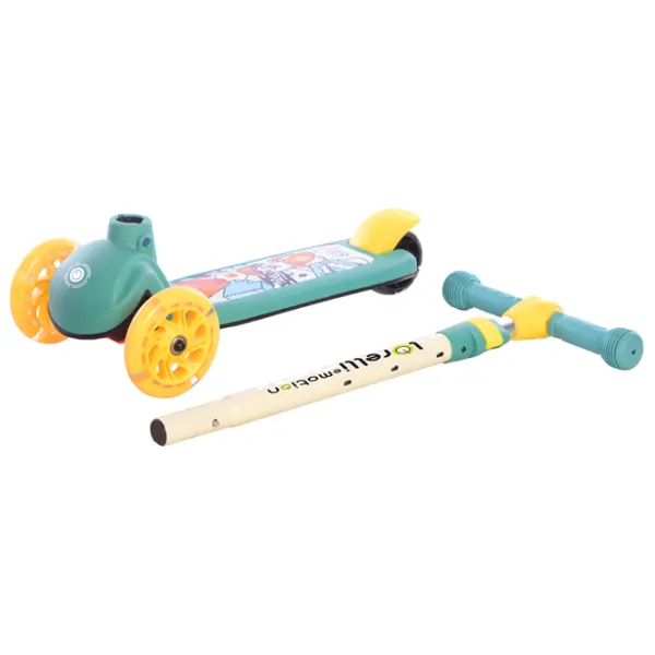 Trotinetă pentru copii cu trei roți Lorelli Tamtam (10390160002) 50 kg/ Green photo 4