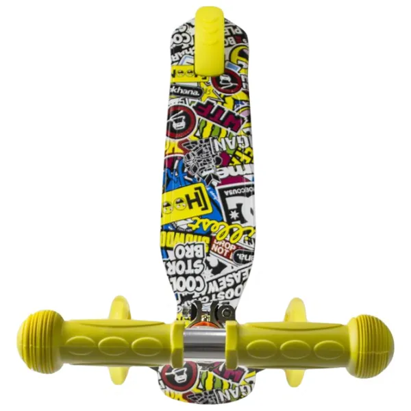 Trotinetă pentru copii cu trei roți Lorelli Yuppee (10390100019) 50 kg/ Yellow photo 3