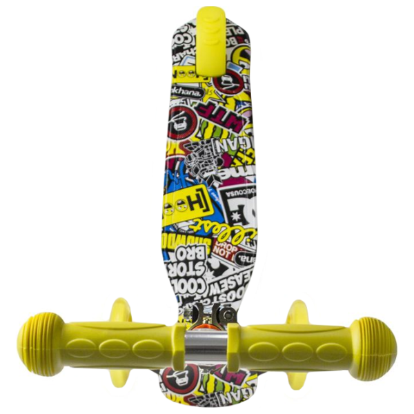 Trotinetă pentru copii cu trei roți Lorelli Yuppee (10390100019) 50 kg/ Yellow photo 3