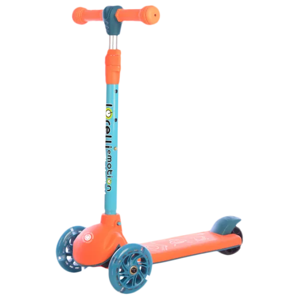 Trotinetă pentru copii cu trei roți Lorelli Tamtam (10390160005) 50 kg/ Orange photo 5